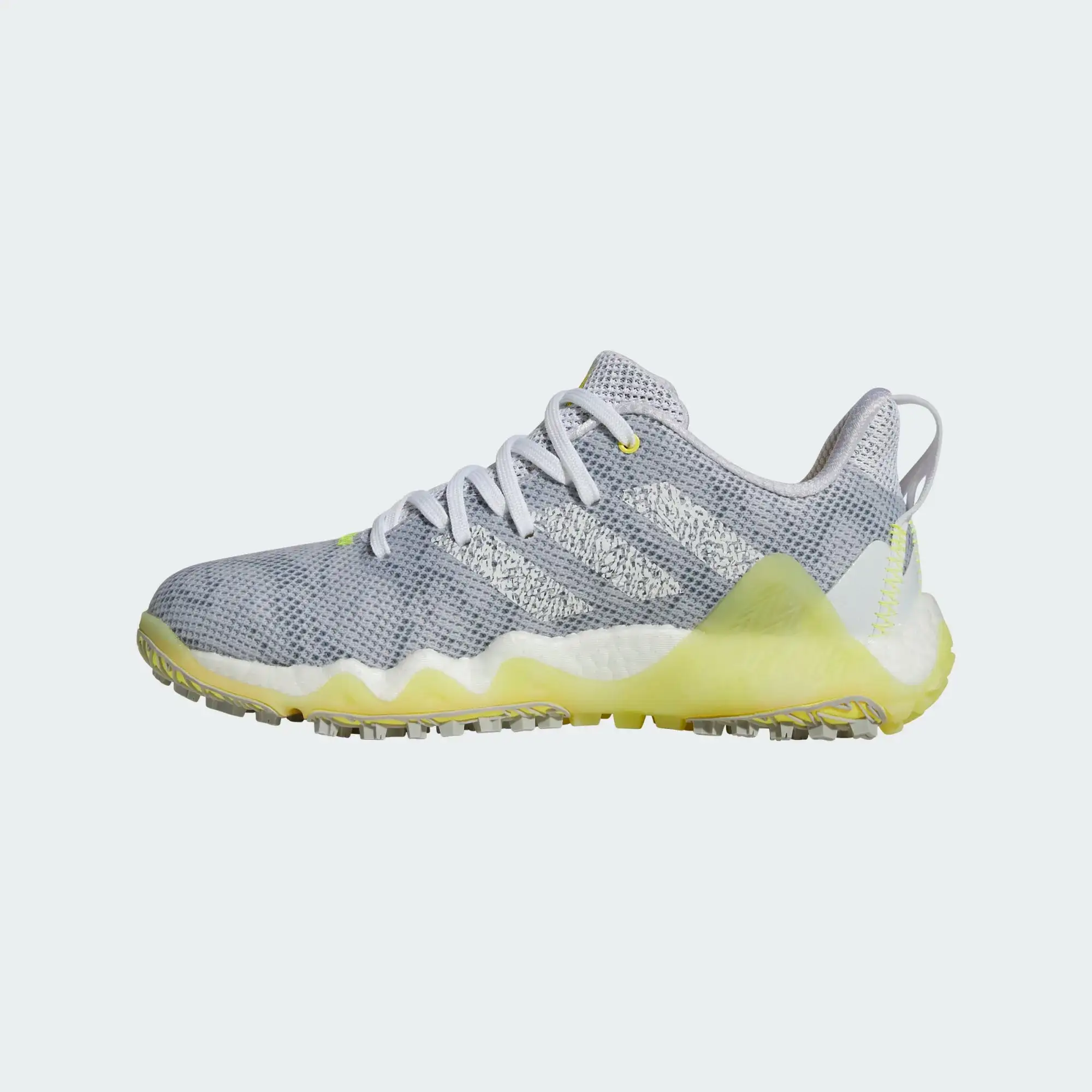 Adidas Ladies Codechaos Spikeless Golf Shoes - Cloud White / Cloud White / Beam Yellow 4 Adidas Ladies Codechaos Spikeless Golf Shoes - Cloud White / Cloud White / Beam Yellow - Image 4