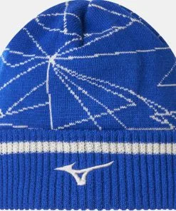 MIZUNO BREATH THERMO GRAPHIC BEANIE BLUE