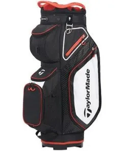 TAYLORMADE 2020 8.0 GOLF CART BAG BLACK/WHITE/RED