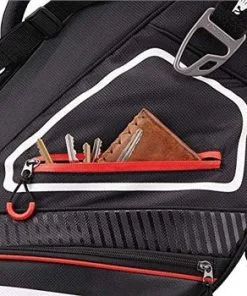 TAYLORMADE PRO 8.0 STAND BAG BLACK/WHITE/RED -Golf Accessories Sales Store 32937 2