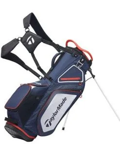 TAYLORMADE PRO 8.0 STAND BAG NAVY/WHITE/RED