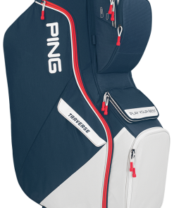 Ping Traverse 214 Cart Bag Navy/White/Red