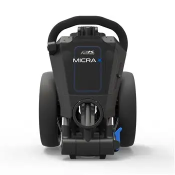 POWAKADDY 2022 MICRA PUSH CART-GUN METAL/BLUE TRIM 4 POWAKADDY 2022 MICRA PUSH CART-GUN METAL/BLUE TRIM - Image 4