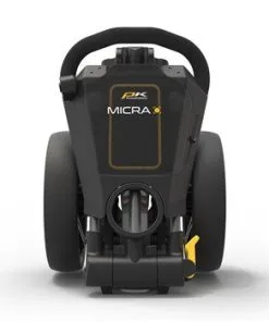 POWAKADDY 2022 MICRA PUSH CART-GUN METAL/YELLOW TRIM 7 POWAKADDY 2022 MICRA PUSH CART-GUN METAL/YELLOW TRIM -Golf Accessories Sales Store 40385 3