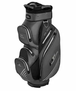 PowaKaddy Dri-Tech Cart Bag Titanium Black Silver