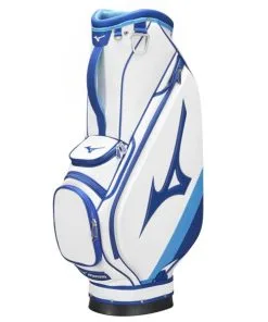 Mizuno Tour Staff Cart Bag 22 5W White Blue