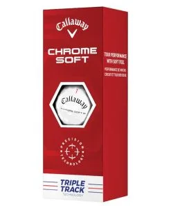 Callaway Chrome Soft Triple Track 22 Golf Balls White (2 Dozen €99) -Golf Accessories Sales Store CA22D0106001 5 L