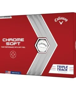 Callaway Chrome Soft Triple Track 22 Golf Balls White (2 Dozen €99)