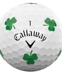 Callaway Chrome Soft Truvis Shamrock Doz Balls White -Golf Accessories Sales Store CA22D0111002 1 L