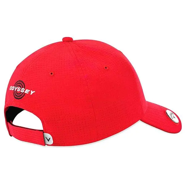 Callaway Gents Stitch Magnet Adj Cap Red 2 Callaway Gents Stitch Magnet Adj Cap Red - Image 2