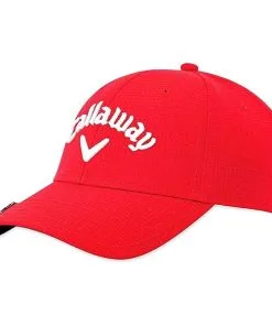 Callaway Gents Stitch Magnet Adj Cap Red