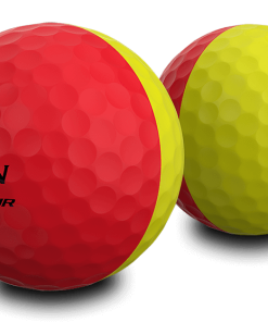 Srixon Q Star Divide Golf Balls - Yellow/Red -Golf Accessories Sales Store DIVIDE RED SHADOW