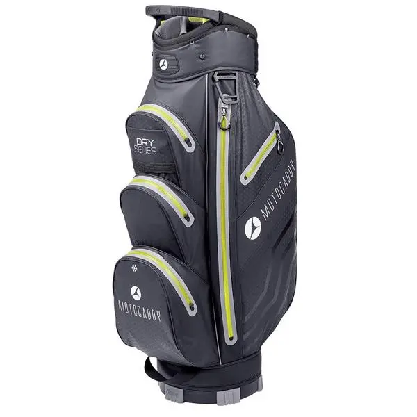 Motocaddy Dry Series Cart Bag Charcoal/Lime 1 Motocaddy Dry Series Cart Bag Charcoal/Lime