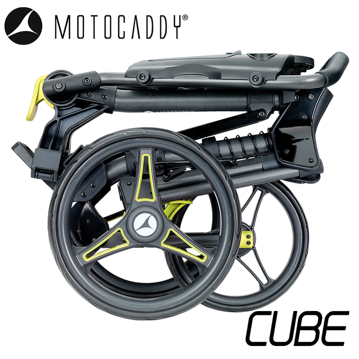 Motocaddy Cube Push Trolley Lime 3 Motocaddy Cube Push Trolley Lime - Image 3