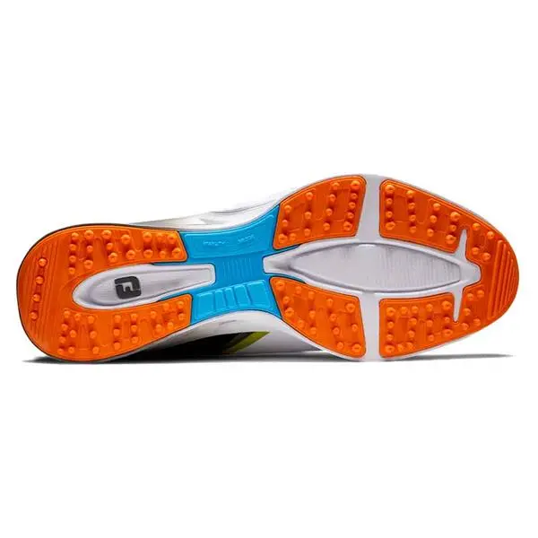 FootJoy Gents FJ Fuel Shoes White Black Orange 3 FootJoy Gents FJ Fuel Shoes White Black Orange - Image 3