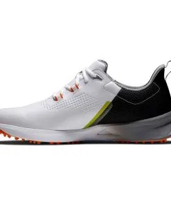 FootJoy Gents FJ Fuel Shoes White Black Orange 8 FootJoy Gents FJ Fuel Shoes White Black Orange -Golf Accessories Sales Store P 55443FOOTJOYSHOESWHITEBLACKORANGEGENTS 2 L