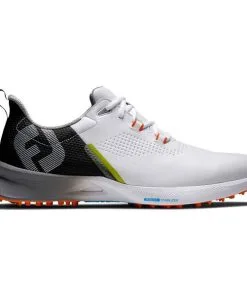 FootJoy Gents FJ Fuel Shoes White Black Orange
