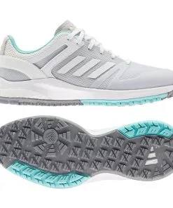 Adidas Ladies EQT Spike Less Shoes Cloud White - Acid Mint -Golf Accessories Sales Store P FW6295ADIDASSHOESWHITEMINTLADIES 6 L 1