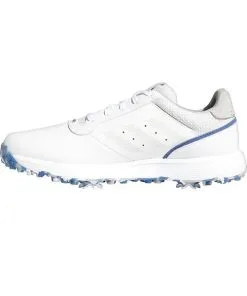 Adidas Gents S2G Laced Shoes White - Crew Blue -Golf Accessories Sales Store P FW6328ADIDASSHOESWHITEBLUEGENTS 2 L