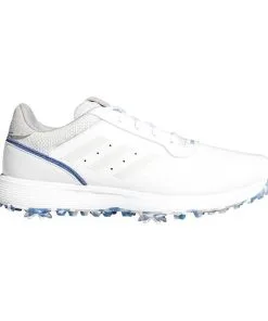 Adidas Gents S2G Laced Shoes White - Crew Blue