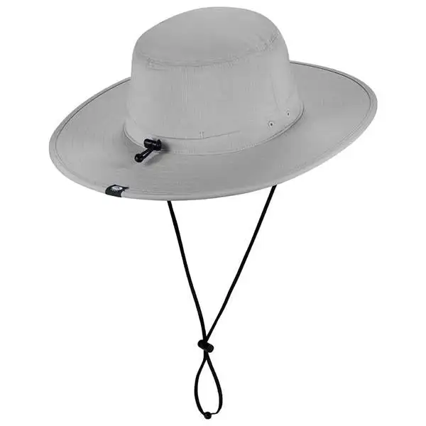 Adidas Gents UPF Wide-Brim Sun Hat Grey Two 2 Adidas Gents UPF Wide-Brim Sun Hat Grey Two - Image 2