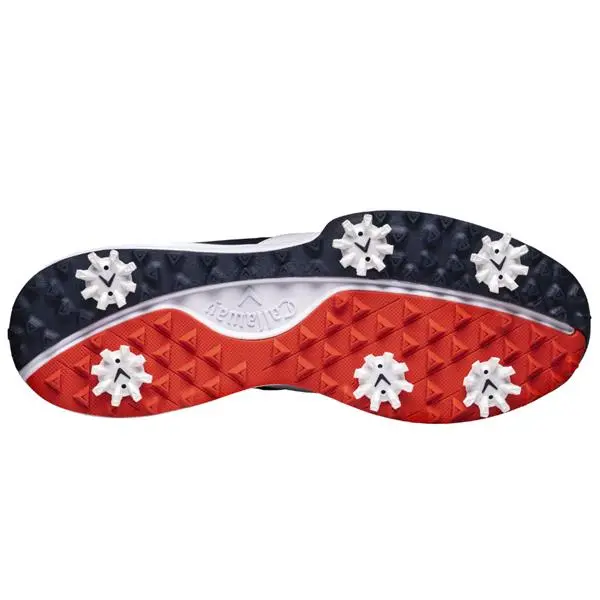 Callaway Gents Chev LS Shoes White - Navy - Red 2 Callaway Gents Chev LS Shoes White - Navy - Red - Image 2