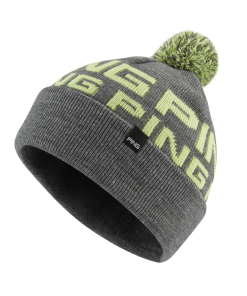 Ping Logo II Bobble Hats Grey Marl /Green