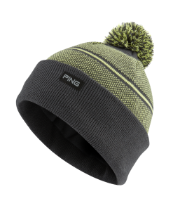 PING MEN'S HEWITT BOBBLE KNIT HAT Grey/Green