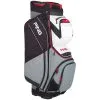 Ping Pioneer 191 Cart Bag Silver/White/Scarlet