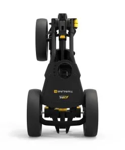 PowaKaddy 2022 Twinline 5 Push Cart Matt/Black -Golf Accessories Sales Store Product Template 0005s 0000 PowaKaddy TL5 Black Folded Front