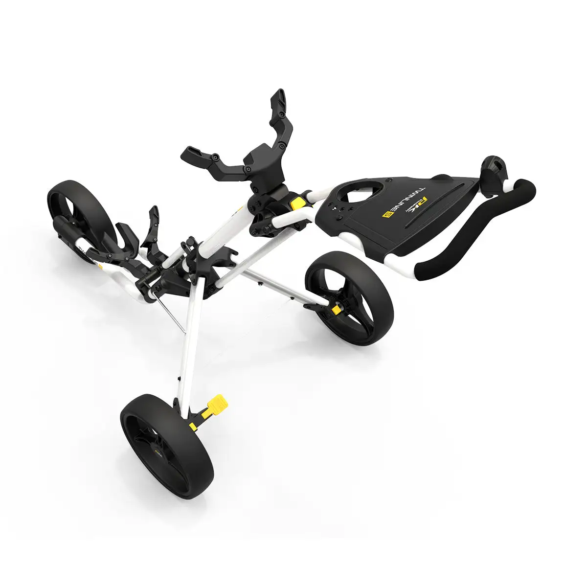 PowaKaddy 2022 Twinline 5 Push Cart Polar White 3 PowaKaddy 2022 Twinline 5 Push Cart Polar White - Image 3