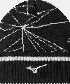 MIZUNO BREATH THERMO GRAPHIC BEANIE BLACK