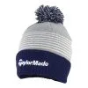 TaylorMade Bobble Beanie Grey /Navy/ White