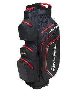 TaylorMade StormDry W/P Cart Bag Black Red