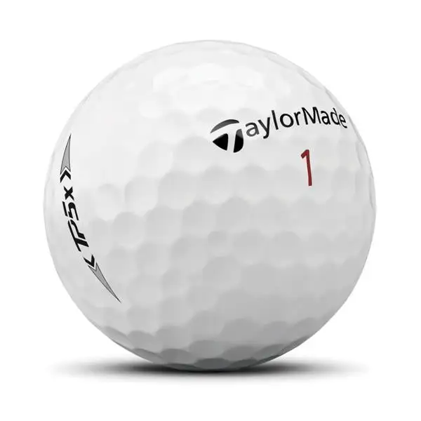 TaylorMade 2021 TP5x Golf Balls Dozen White 2 TaylorMade 2021 TP5x Golf Balls Dozen White - Image 2