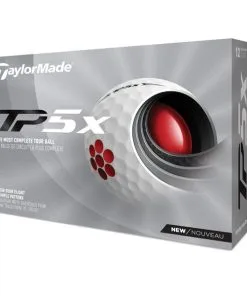 TaylorMade 2021 TP5x Golf Balls Dozen White