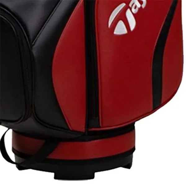 TaylorMade Deluxe Cart Bag Red - Black 3 TaylorMade Deluxe Cart Bag Red - Black - Image 3