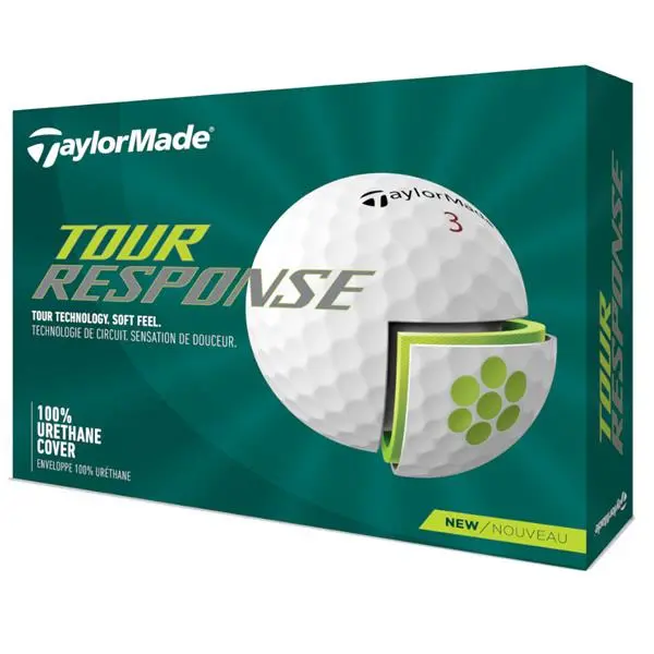 TaylorMade Tour Response 22 Golf Ball Dozen White 1 TaylorMade Tour Response 22 Golf Ball Dozen White