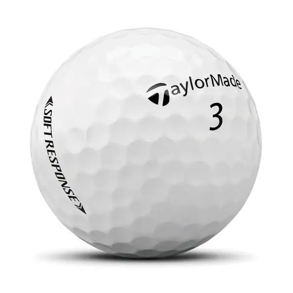 TaylorMade Soft Response 22 Golf Ball Dozen White 2 TaylorMade Soft Response 22 Golf Ball Dozen White - Image 2