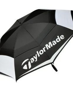 TaylorMade64" Double Canopy Umbrella Black - White