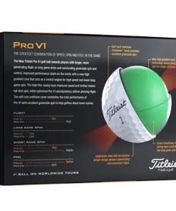 Titleist Pro V1 2023 Golf Balls Dozen White 7 Titleist Pro V1 2023 Golf Balls Dozen White -Golf Accessories Sales Store TI23D0103001 4 L