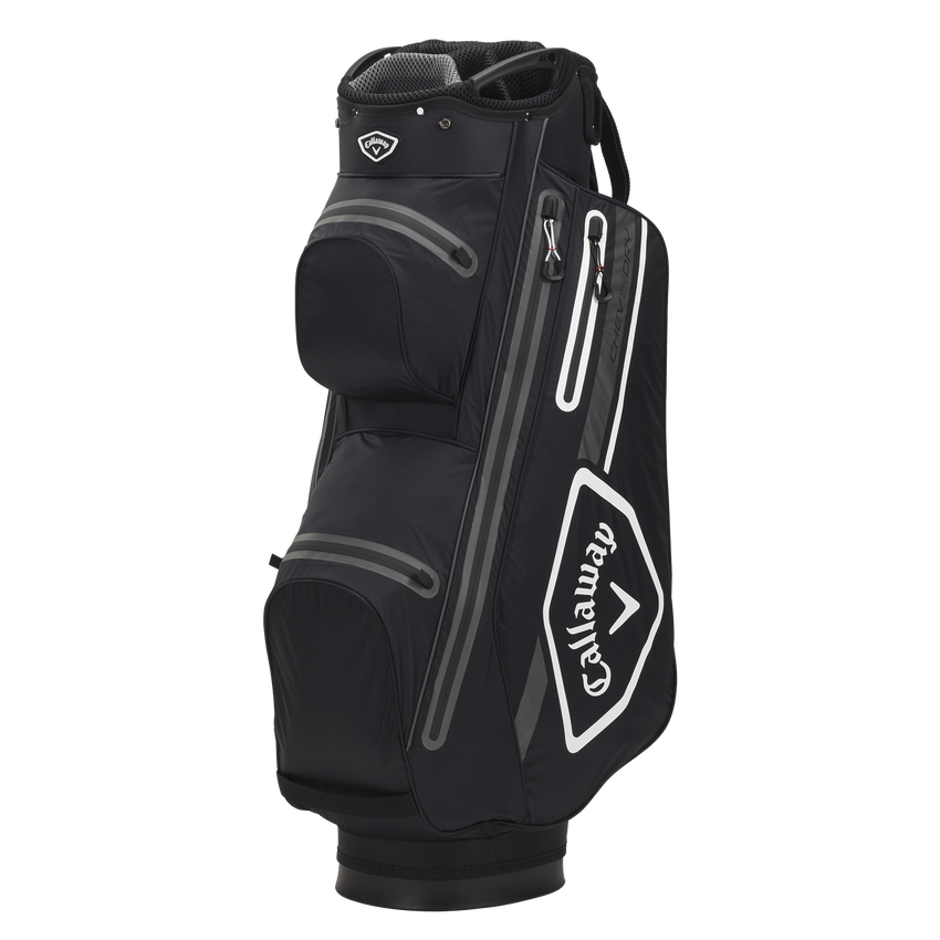 Callaway Chev Dry 14 Golf Cart Bag - Black/Charcoal/White 1 Callaway Chev Dry 14 Golf Cart Bag - Black/Charcoal/White