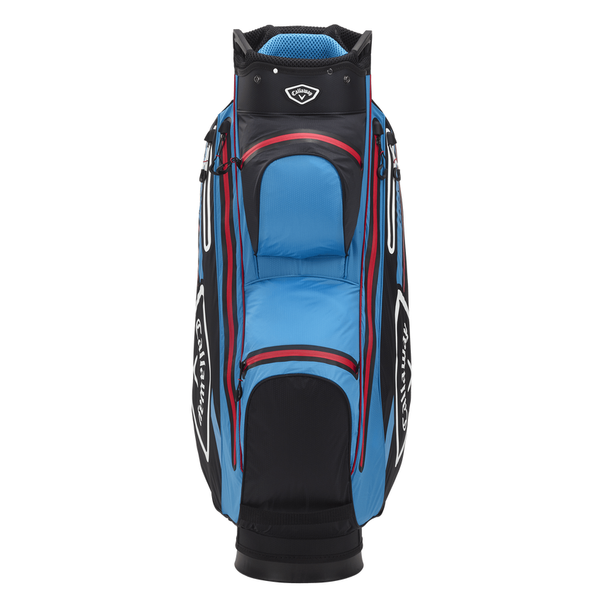 Callaway Chev Dry 14 Golf Cart Bag - Black/CYAN/Fire Red 4 Callaway Chev Dry 14 Golf Cart Bag - Black/CYAN/Fire Red - Image 4