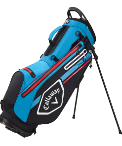 Callaway CHEV DRY STAND BAG Black/CYAN/Fire Red