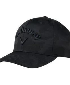 Callaway Gents Camo Snapback Cap Black