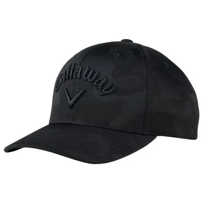 Callaway Gents Camo Snapback Cap Black 1 Callaway Gents Camo Snapback Cap Black