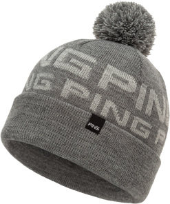 Ping Logo II Bobble Hats Grey Marl/Silver Marl