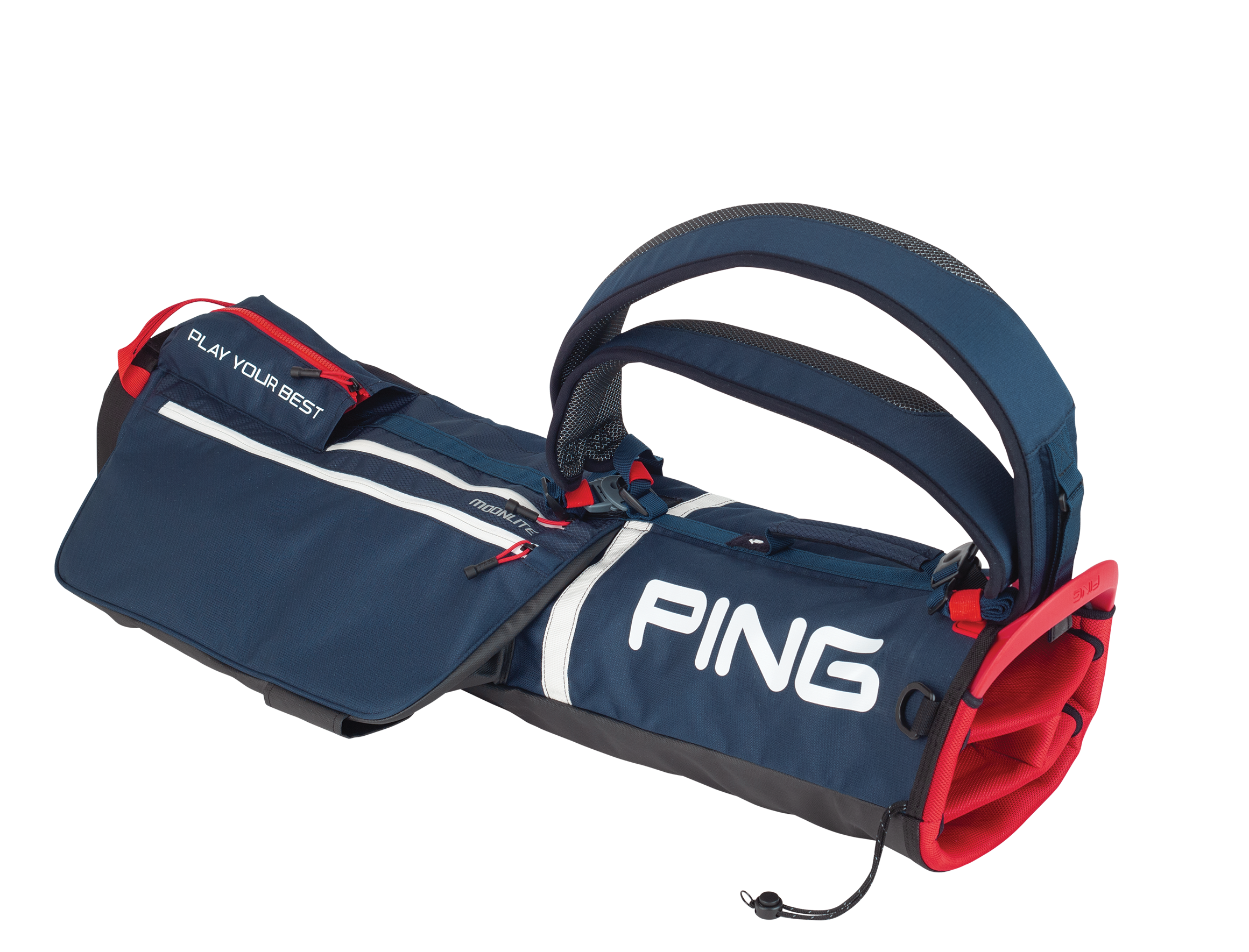 Ping Moonlite 201 Carry Bag Navy/White/Scarlet 1 Ping Moonlite 201 Carry Bag Navy/White/Scarlet