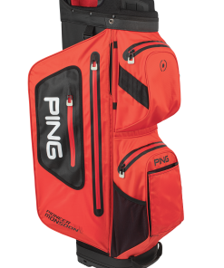 PING PIONEER 201 MONSOON WATERPROOF GOLF CART BAG SCARLET/BLACK