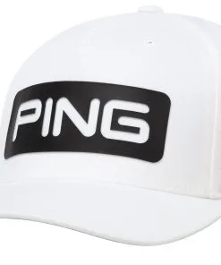 PING Tour Classic Cap White/Black